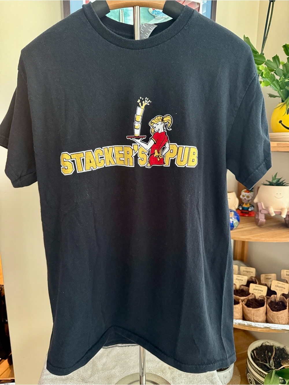 Black Men’s T‑Shirt from Stacker’s Pub